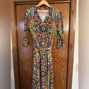Colorful Patterned Women's Dress